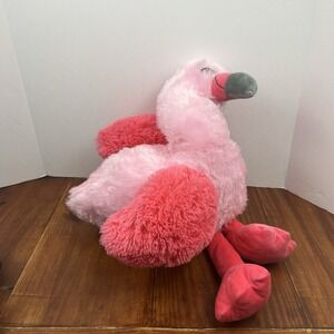 Goffa Pink Flamingo Plush 18" Stuffed Animal Toy Birthday Gift Tropical Beach